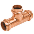 NIBCO Press System 3/4 in. Press X 3/4 in. D Press Wrought Copper Reducing Tee 1 pk