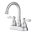 Oakbrook Collection Jennifer Chrome Traditional Centerset Bathroom Sink Faucet 4 in.