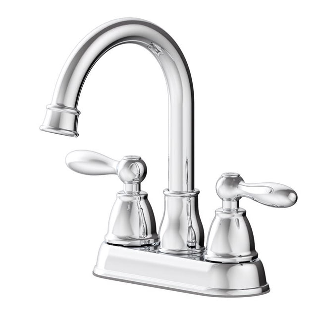 Oakbrook Collection Jennifer Chrome Traditional Centerset Bathroom Sink Faucet 4 in.