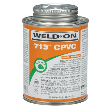 Weld-On 713 Orange Cement For CPVC 8 fl. oz.