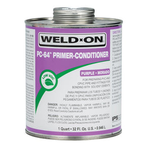Weld-On PC-64 Purple Primer For CPVC/PVC 32 fl. oz.