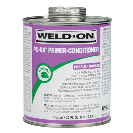 Weld-On PC-64 Purple Primer For CPVC/PVC 32 fl. oz.