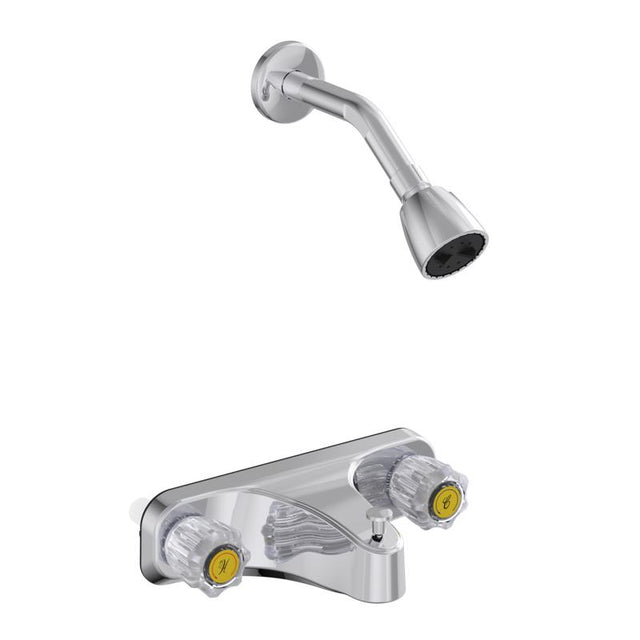 Home Plus 2-Handle Chrome Tub and Shower Faucet