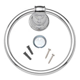 OakBrook Collection Chrome Towel Ring Die Cast Zinc