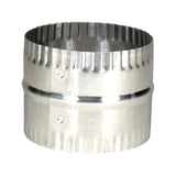 Deflect-O 3 in. L X 4 in. D Silver Aluminum Duct Connector, Pack of 12