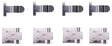 ProSource LR-180-PS Snap Fastener, Steel, Zinc