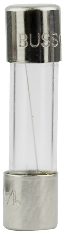 Bussmann BP/GMA-750MA Tube Fuse, 750 mA, 250 VAC, 35 A, 10 kA Interrupt, Glass Body, GMA, Fast Acting Fuse