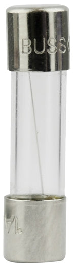 Bussmann BP/GMA-750MA Tube Fuse, 750 mA, 250 VAC, 35 A, 10 kA Interrupt, Glass Body, GMA, Fast Acting Fuse