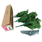 Hometown Holidays 357-6378TSL70LW5 Cedar Spruce Slim Tree, 7 ft H