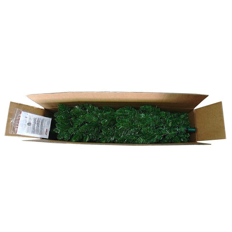 Hometown Holidays 357-6378TSL70LW5 Cedar Spruce Slim Tree, 7 ft H
