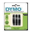 Dymo 1741670 Embossing Label, 9.8 ft L, 3/8 in W, White Legend