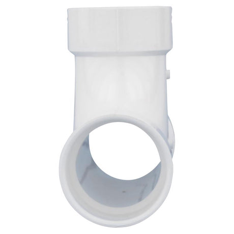 Charlotte Pipe 4 in. Hub X 4 in. D Hub PVC 2-Way Cleanout Tee 1 pk