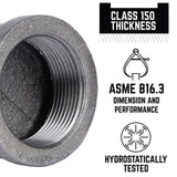 STZ Industries 1/8 in. FIP each X 1/8 in. D FIP Black Malleable Iron 90 Degree Elbow