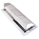 Deflect-O Jordan 4 in. H X 9-1/5 in. W 1-Way Clear Plastic Air Deflector