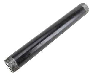 ProSource BN 2X18-S Pipe Nipple, 2 in, Male, Steel, SCH 40 Schedule, 18 in L
