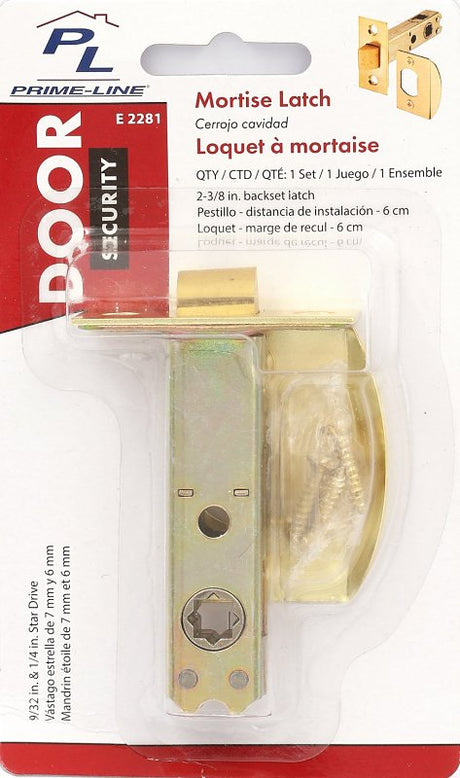 Defender Security E 2281 Passage Knob, Knob Handle, Steel, Brass