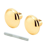 Prime-Line E 2280 Replacement Knob, 2-1/4 in Dia, Steel, Brass