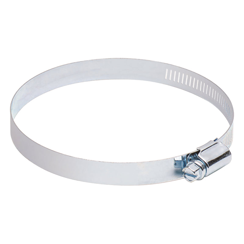 Deflect-O Jordan 6 in to 6 in. White/Silver Worm Drive Clamp Metal Screw