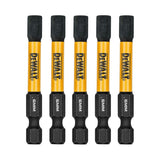 DEWALT DWAF2HX6IR5 Insert Bit, 6 mm Drive, Hex Drive, 1/4 in Shank, Hex Shank, 2-1/4 in L, Steel
