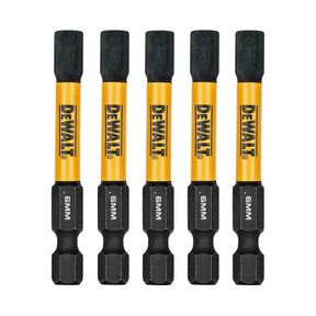 DEWALT DWAF2HX6IR5 Insert Bit, 6 mm Drive, Hex Drive, 1/4 in Shank, Hex Shank, 2-1/4 in L, Steel