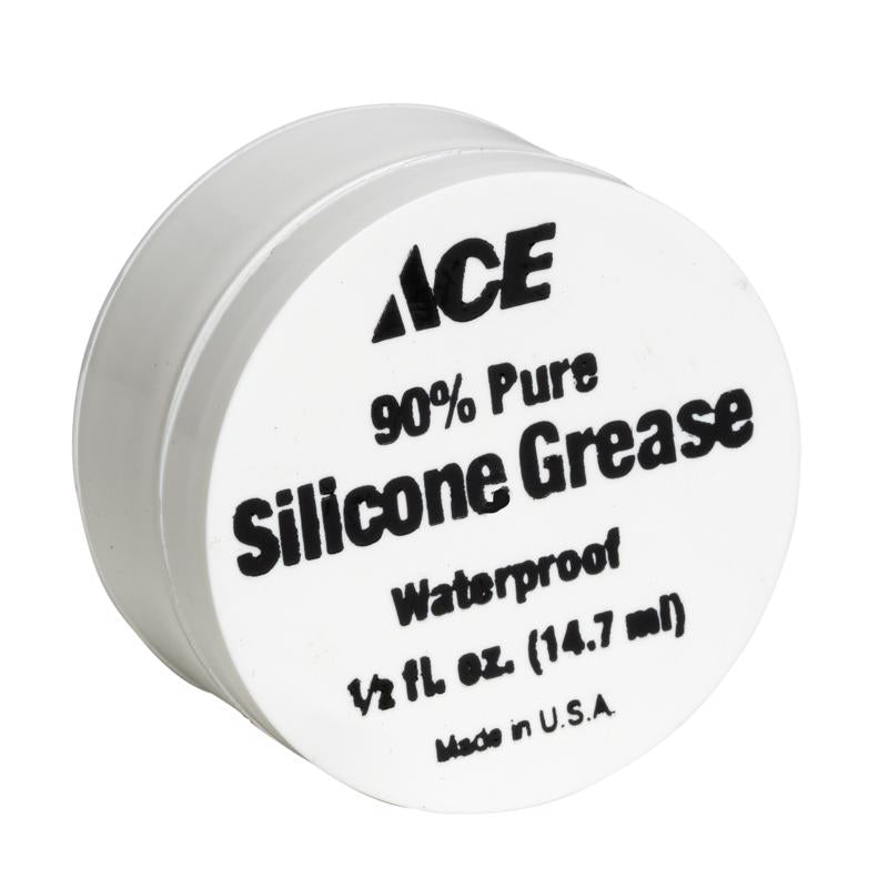 Ace NSF Approved Waterproof Silicone Grease 0.5 oz Carded, Pack of 12