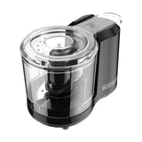 Black+Decker HC150B Chopper, 1.5 Cup Capacity, 1-Speed, Black