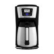 Black+Decker CM2035B Thermal Coffee Maker, 12 Cups Capacity, Black/Silver, Automatic Control