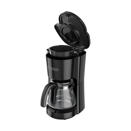 Black+Decker CM0700BZ Coffee Maker, 5 Cup, Plastic, Black, One-Touch Control