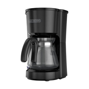 Black+Decker CM0700BZ Coffee Maker, 5 Cup, Plastic, Black, One-Touch Control