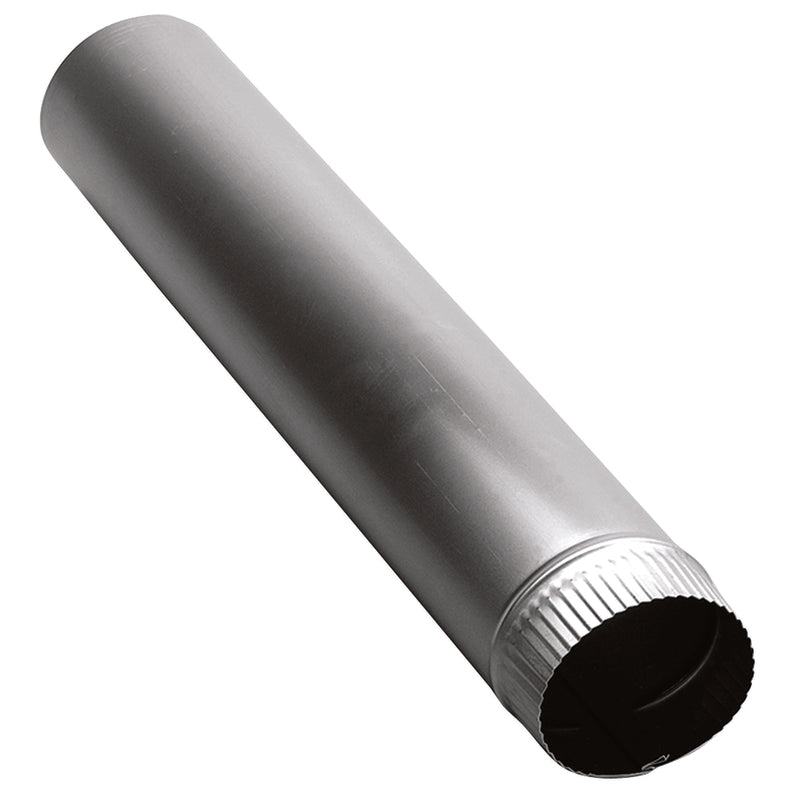 Deflect-O 24 in. L X 3 in. D Silver Aluminum Vent Pipe, Pack of 24
