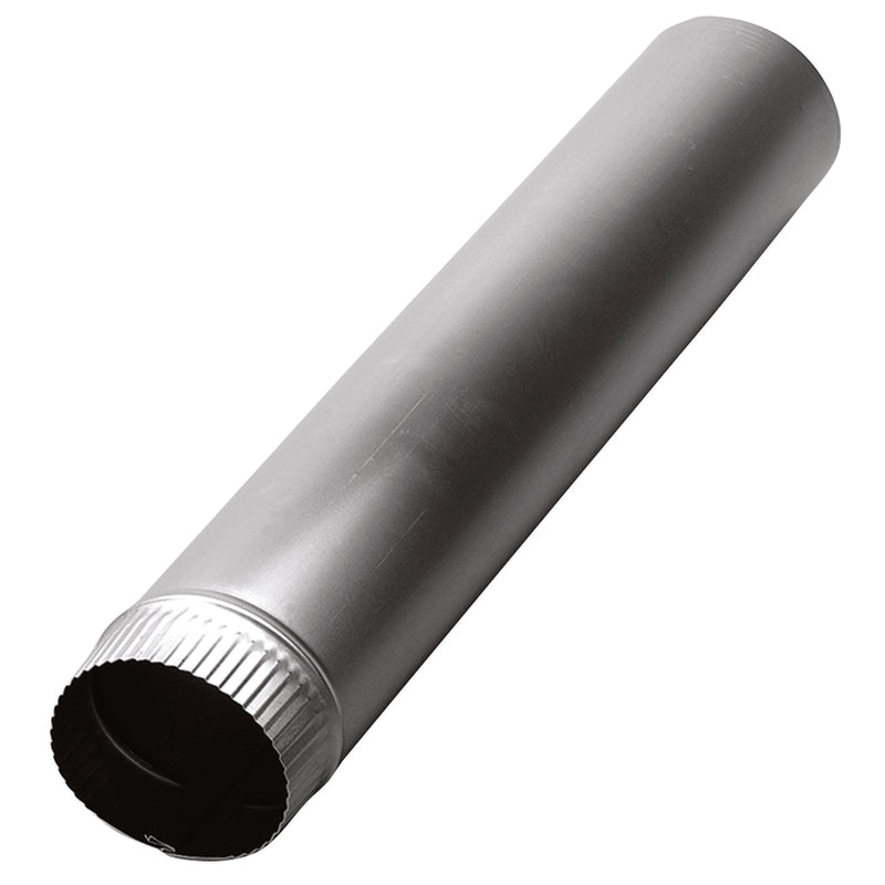 Deflect-O Jordan 24 in. L X 4 in. D Silver/White Aluminum Vent Pipe, Pack of 24