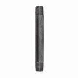 STZ Industries 1/4 in. MIP each X 1/4 in. D MIP Black Steel 6 in. L Nipple, Pack of 5
