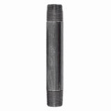 STZ Industries 3/8 in. MIP each X 3/8 in. D MIP Black Steel 5 in. L Nipple, Pack of 5