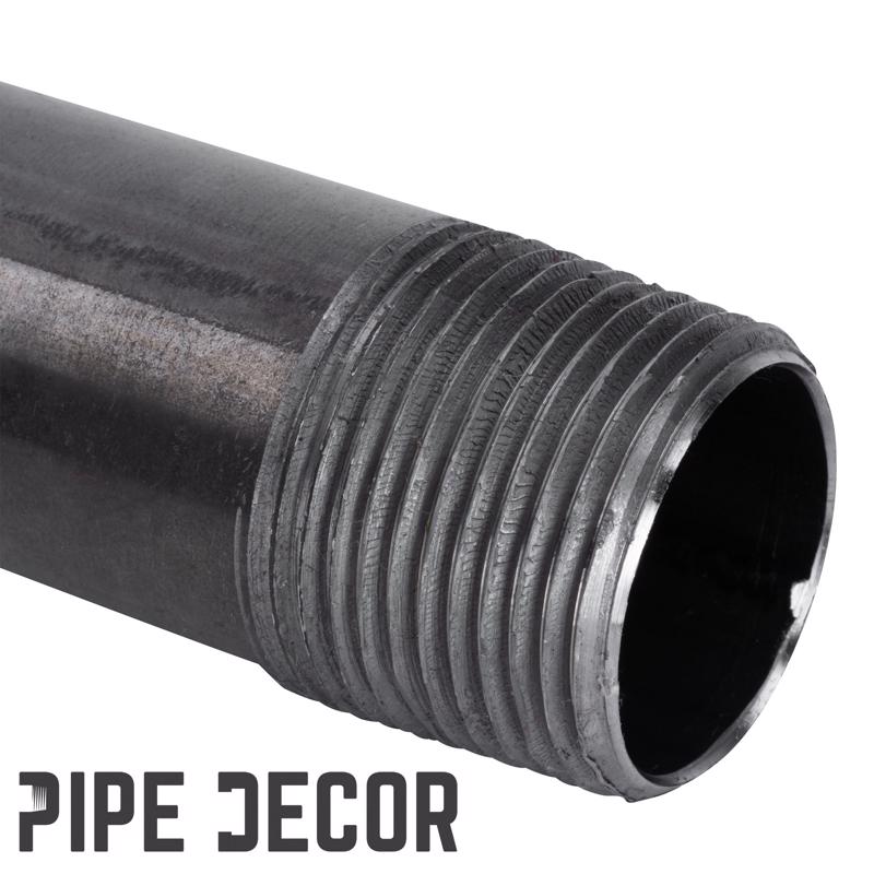 STZ Industries 3/4 in. MIP each X 3/4 in. D MIP Black Steel 2-1/2 in. L Nipple, Pack of 5