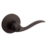 Kwikset Signature Series 730TNL 11P CP Privacy Lever, Thumbturn Lock, Venetian Bronze, Zinc, Residential, 2 Grade