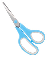 Vulcan JL-SR-07 2-Tone Scissors, 7-1/2 in OAL, 2-1/4 in L Cut, Stainless Steel Blade, Blue/Gray Handle
