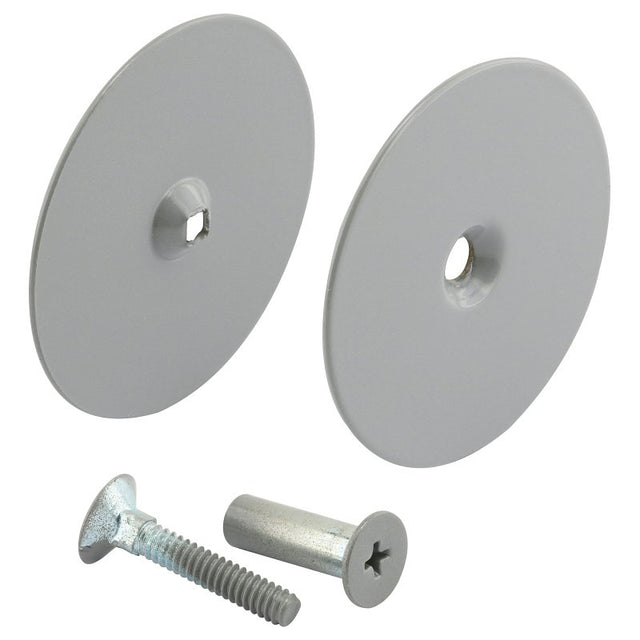 Defender Security U 9515 Hole Cover Plate, Steel, Painted, For: 1-3/4 in Thick Doors