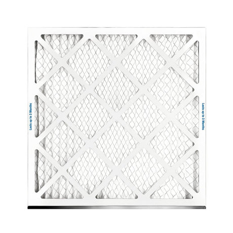 True Blue 220201 Air Filter, 20 in L, 20 in W, 7 MERV, 600 um MPR, Cardboard Frame, Pack of 12