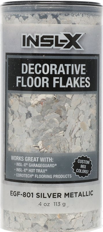 Insl-X EGF801099-EA Floor Flake, Silver Metallic, Pack of 6