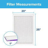 Filtrete 20 in. W X 25 in. H X 1 in. 1500 MPR Pleated Allergen Air Filter 1 pk, Pack of 4