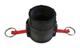 Pacer Camelot Polypropylene 1-1/2 in. D X 1-1/2 in. D Female Coupler