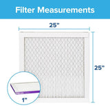 Filtrete 25 in. W X 25 in. H X 1 in. D 1500 MPR Pleated Air Filter 1 pk, Pack of 4