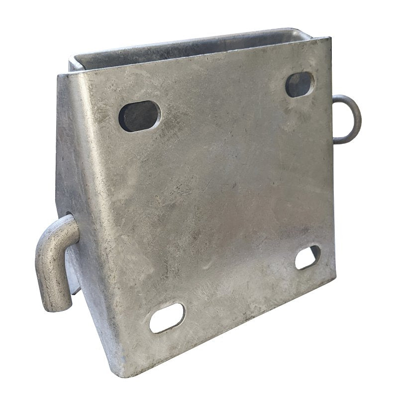 Multinautic 10000 Series 10019 Dock Hinge, 5 x 5 x 1/8 in, Galvanized Steel
