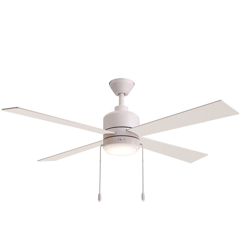 Boston Harbor S2501018-2-MWH Indoor Ceiling Fan, 52 in Sweep