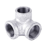 STZ Industries 1/2 in. FIP each X 1/2 in. D FIP 1/2 in. D FIP Galvanized Malleable Iron Side Out Elb