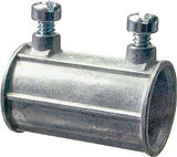 Halex 23222 EMT Coupling, 3/4 in Set Screw, Zinc - 5/BAG