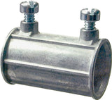 Halex 23222 EMT Coupling, 3/4 in Set Screw, Zinc - 5/BAG