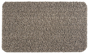 Clean Machine 10372031 Doormat, 30 in L, 18 in W, Rectangular, Medium Flair Pattern, Astroturf Surface, Earth Taupe