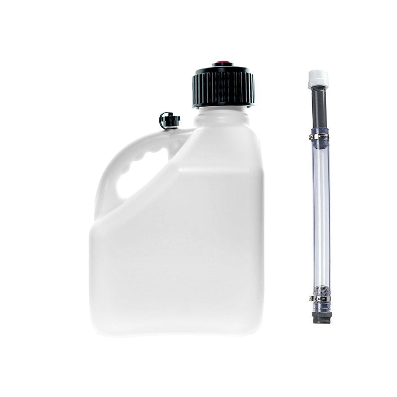 VP Racing Motorsport Container Series 4173-CA Utility Jug With Deluxe Hose, 3 gal Capacity, Plastic, White