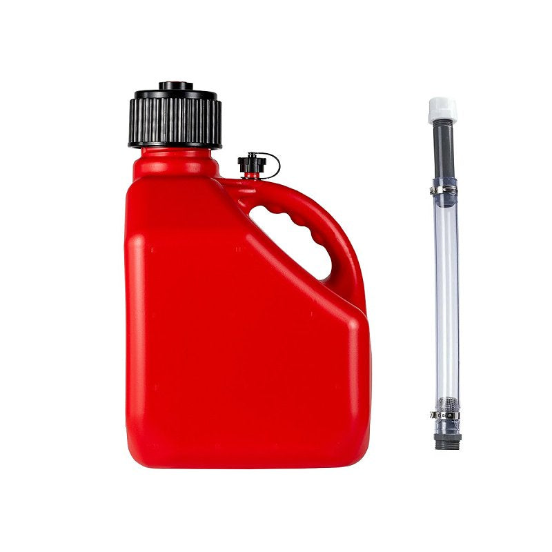 VP Racing Motorsport Container Series 4163-CA Utility Jug With Deluxe Hose, 3 gal Capacity, Plastic, Red